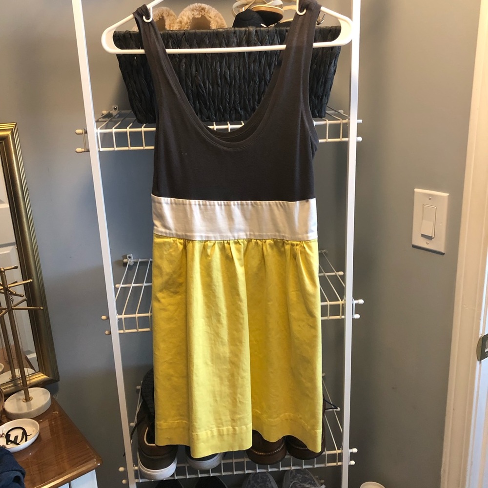 Express Dress/ Grey,white and yellow/ Size 00